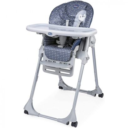 1 highchair "Bisous Pour Toi" Chicco Jelly Adjustable Height Folding! 