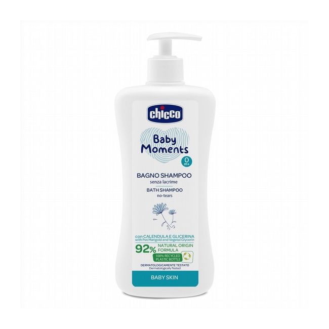 Baby Moments No-Tears Bath and Shampoo 500ml (New Formula)